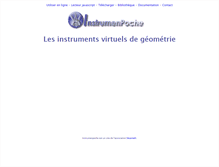 Tablet Screenshot of instrumenpoche.sesamath.net